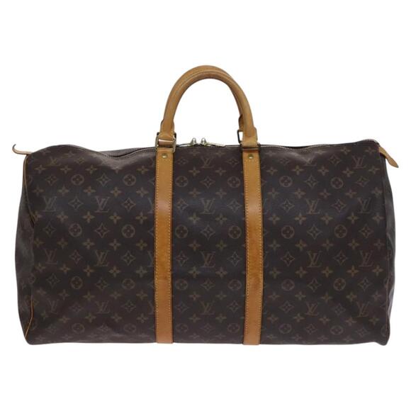 LOUIS VUITTON Monogram Keepall 55 Boston Bag M41424 - Picture 13 of 16